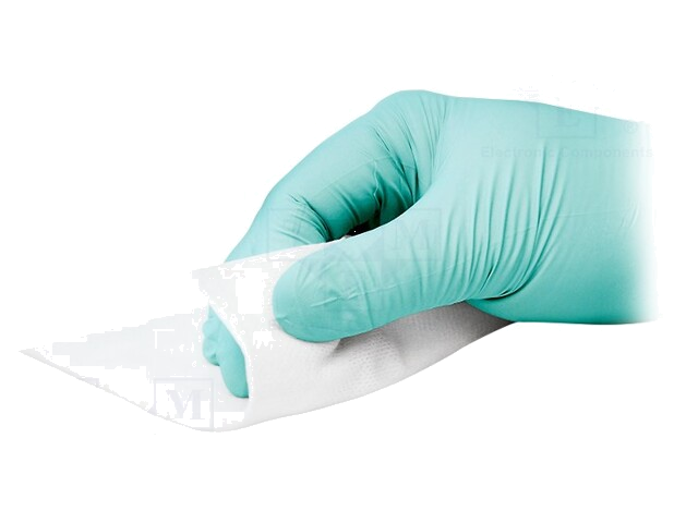 Doekjes: doekje; Gebruik: cleanroom,reiniging; droog; 144st. Doekjes: doekje; Gebruik: cleanroom,reiniging; droog; 144st.